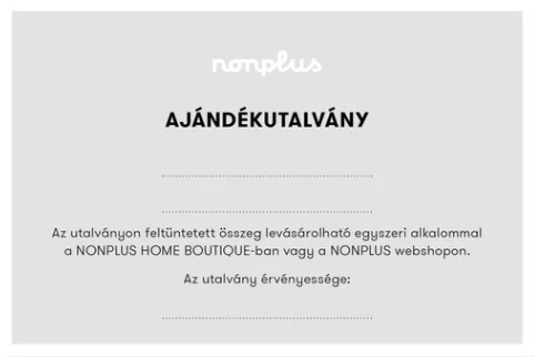 Nonplusz ajándékutalvány